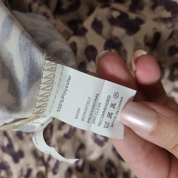 NEW 70/21 Small Animal Print Button Front Dress - Picture 10 of 10